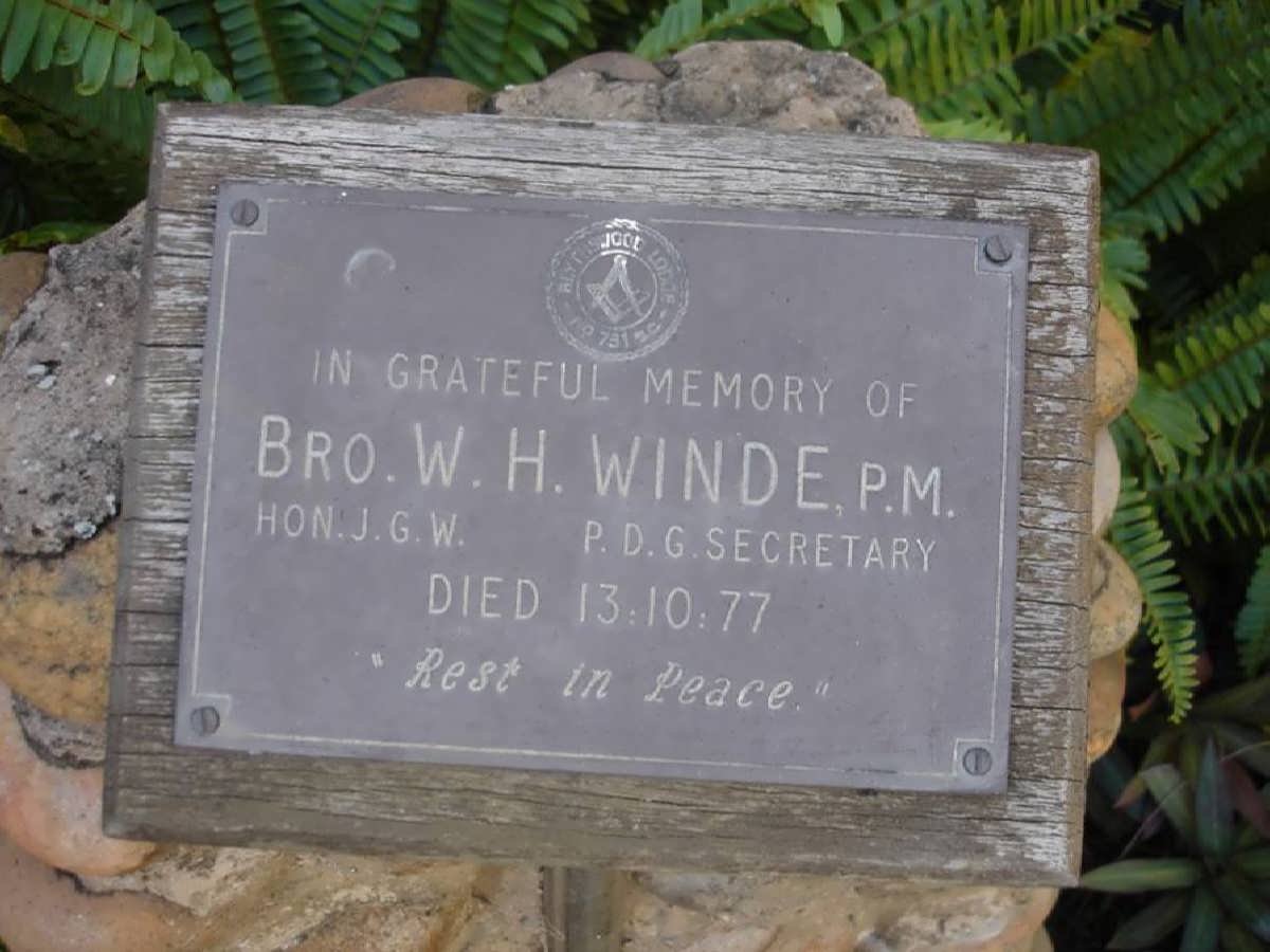 WINDE W.H. -1977