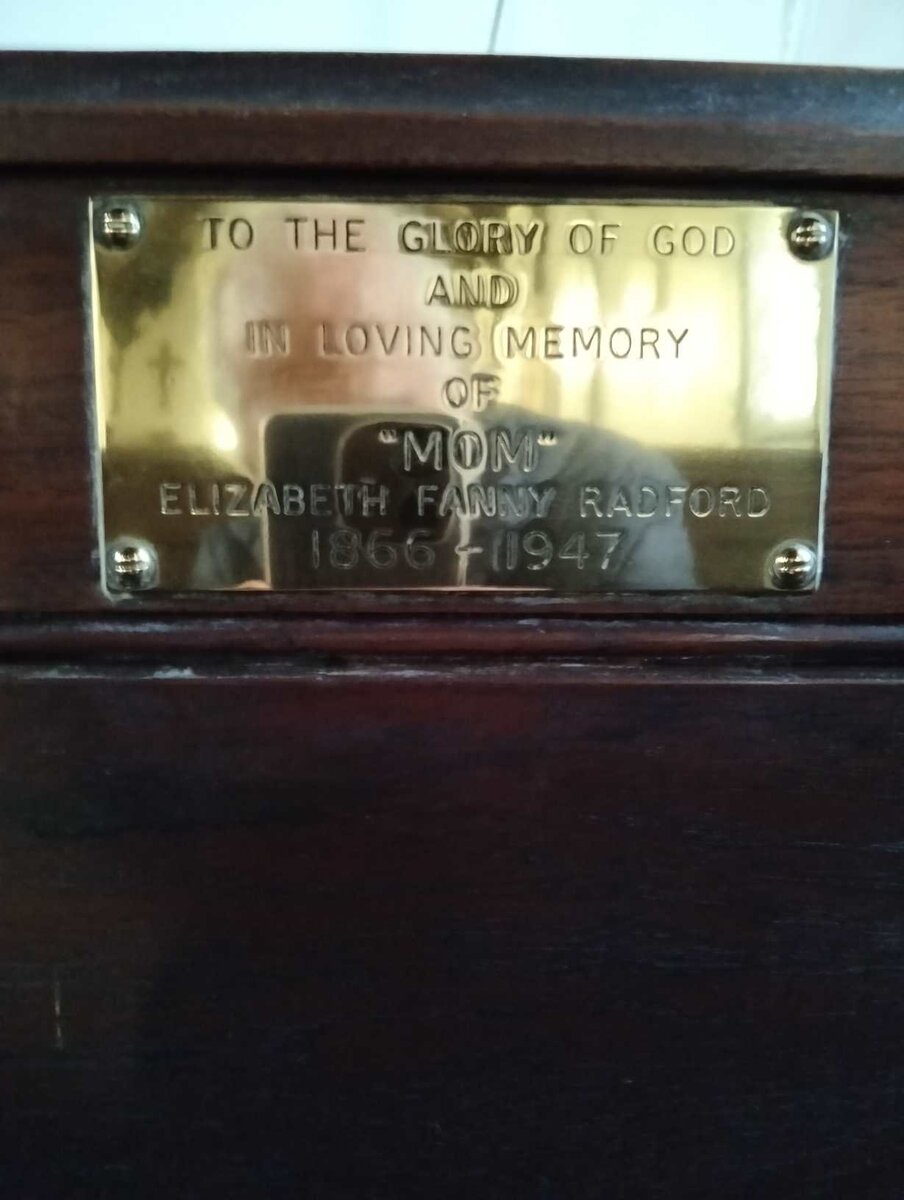 RADFORD Elizabeth Fanny 1866-1947