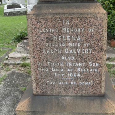 CALVERT Helena -1864 :: CALVERT Baby -1864