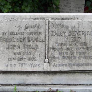 FIELD Frederick Daniel -1964 &amp; Daisy Beatrice -1974