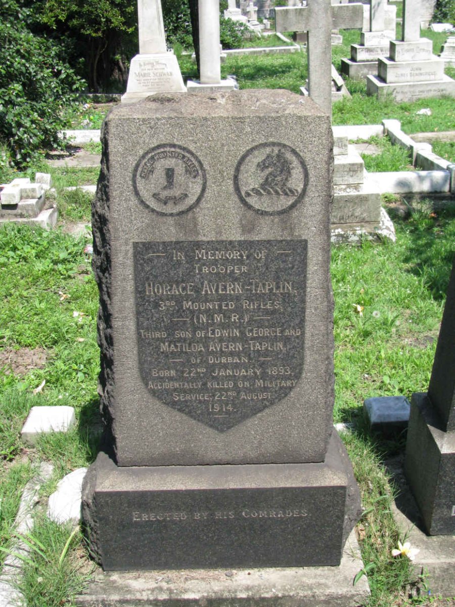 TAPLIN Horace, Avern 1893-1914