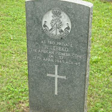 LEBEKO R. -1945