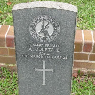 MDLETSHE A. -1943