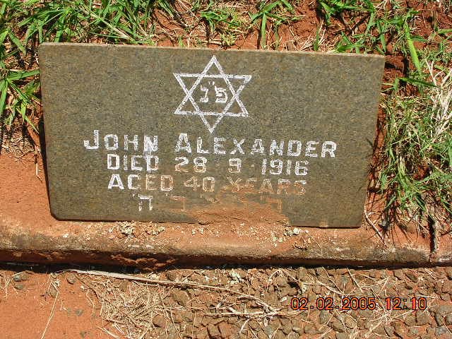 ALEXANDER John-1916