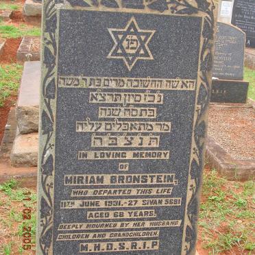 BRONSTEIN Miriam -1931