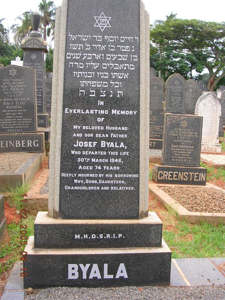 BYALA Josef -1946