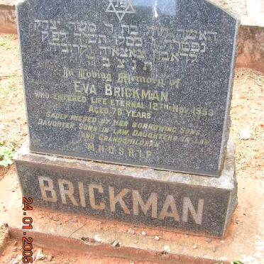BRICKMAN Eva -1953