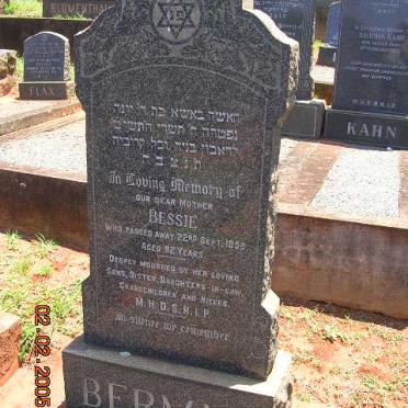 BERMAN Bessie -1958