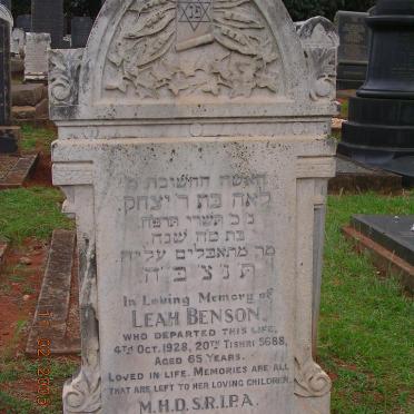 BENSON Leah -1928