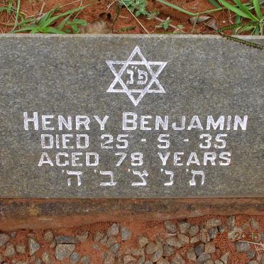 BENJAMIN Henry -1935