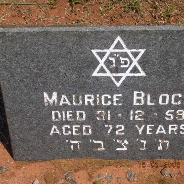 BLOCH Maurice -1959