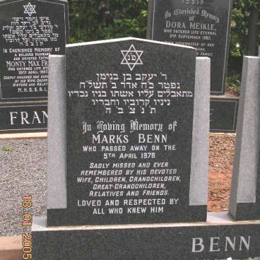 BENN Marks -1978