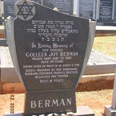BERMAN Colleen Joy -1980