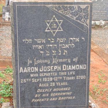 DIAMOND Aaron Joseph -1939