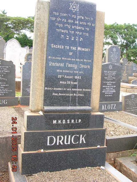 DRUCK Rachael Fanny -1943
