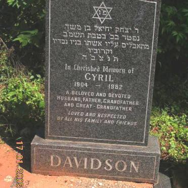 DAVIDSON Cyril 1904-1982