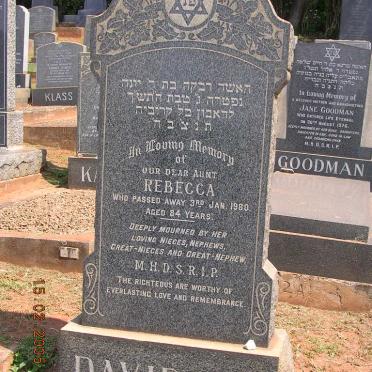 DAVIDSON Rebecca -1960