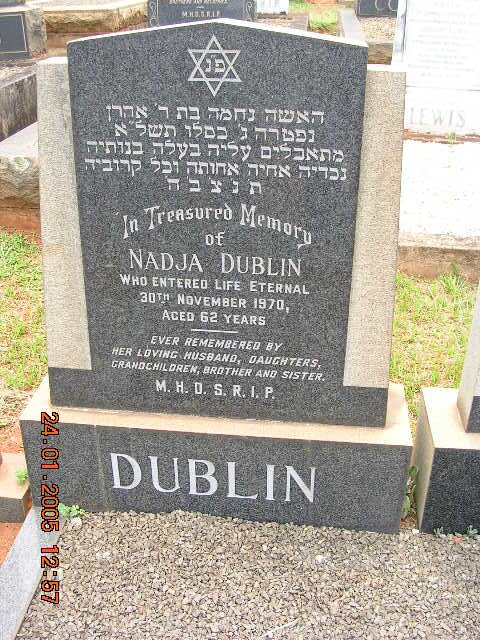 DUBLIN Nadja -1970