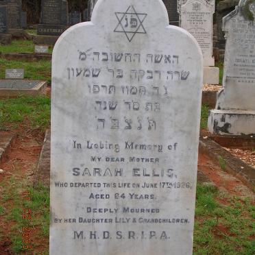 ELLIS Sarah -1926