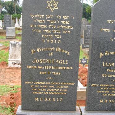 EAGLE Joseph -1974