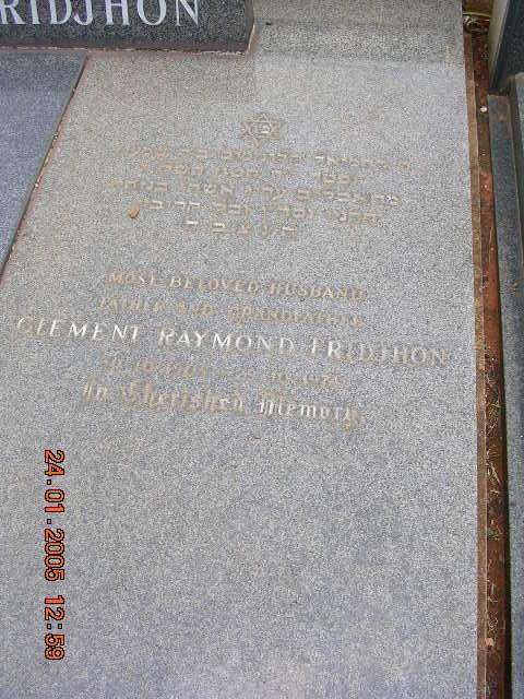 FRIDJHON Clement Raymond -1974