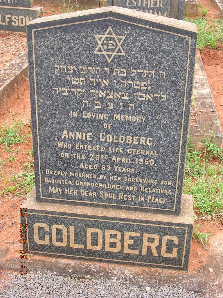 GOLDBERG Annie -1950