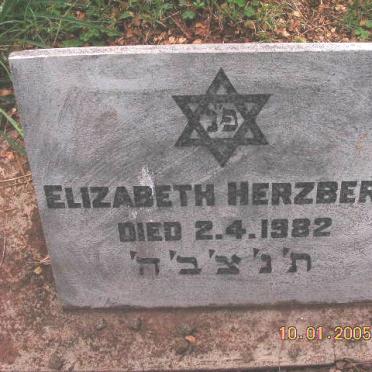 HERZBERG Elizabeth -1982