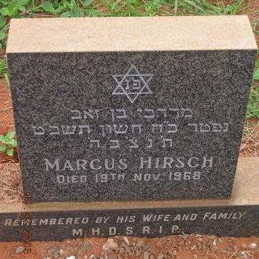 HIRSCH Marcus -1968