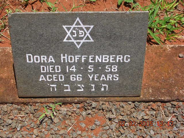 HOFFENBERG Dora -1958