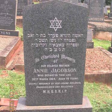 JACOBSON Annie -1964