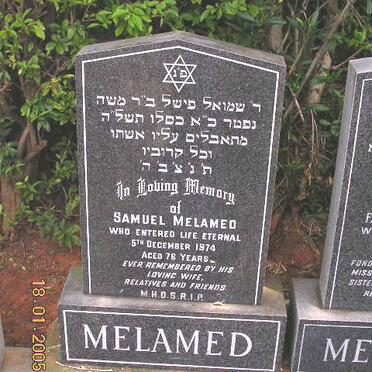 MELAMED Samuel -1974 &amp; Fanny Cita -1990