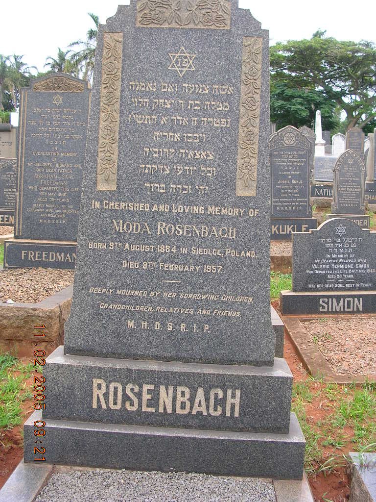 ROSENBACH Moda 1884-1957