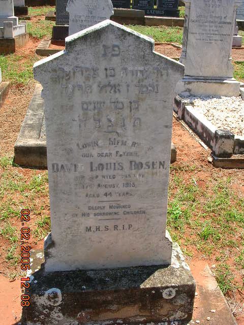 ROSEN David Louis -1915