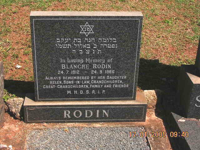 RODIN Blanche 1912-1986