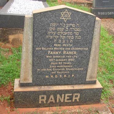 RANER Fanny -1950