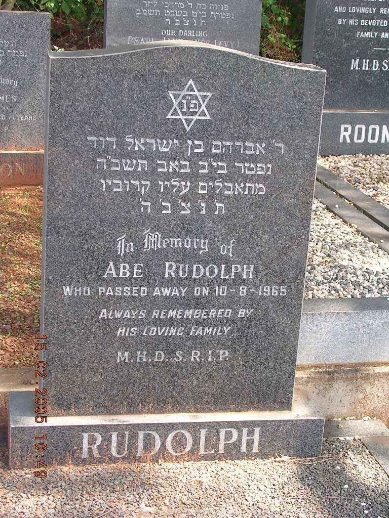RUDOLPH Abe -1965