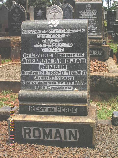 ROMAIN Abraham Anidjah -1937