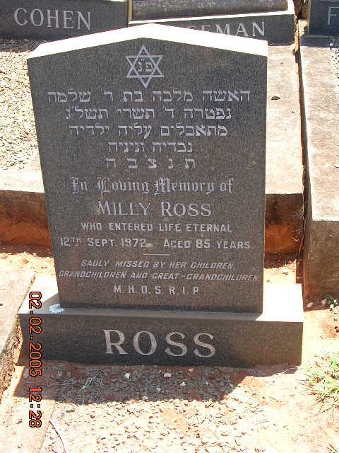 ROSS Milly -1972