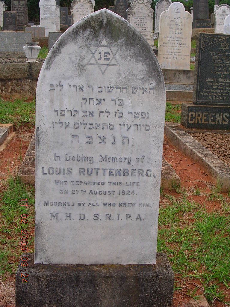 RUTTENBERG Louis -1924