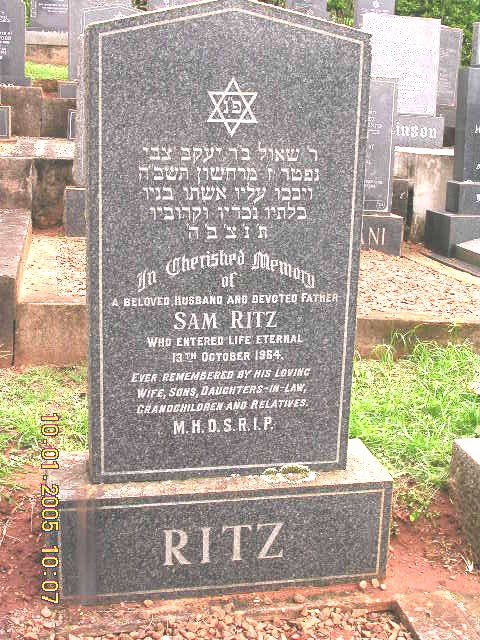 RITZ Sam -1954