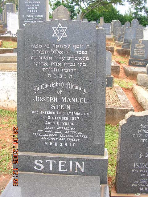 STEIN Joseph Manuel -1977