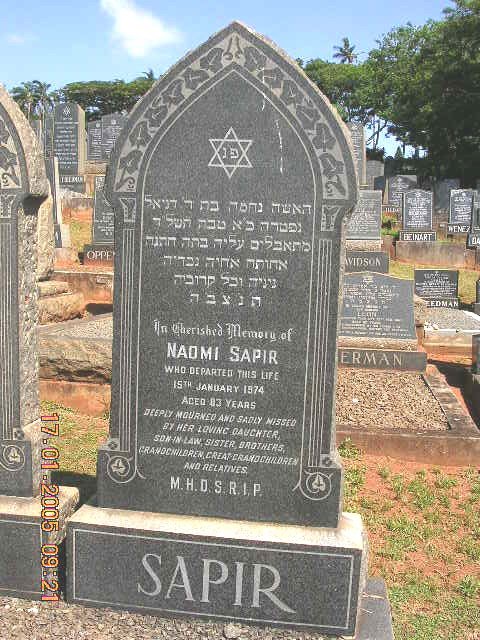 SAPIR Naomi 