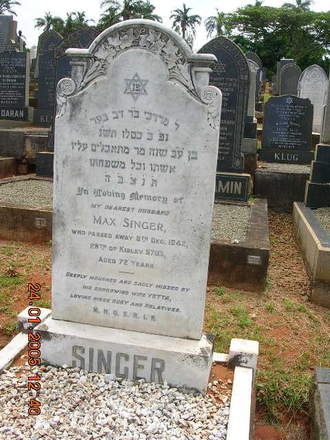 SINGER Max -1942