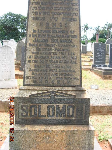 SOLOMON Jacob ?