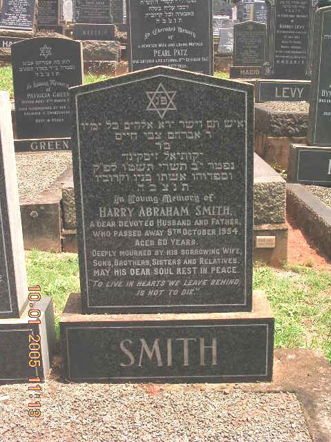 SMITH Harry Abraham -1954