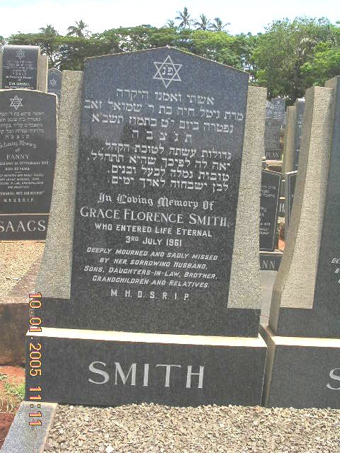 SMITH Grace Florence -1961
