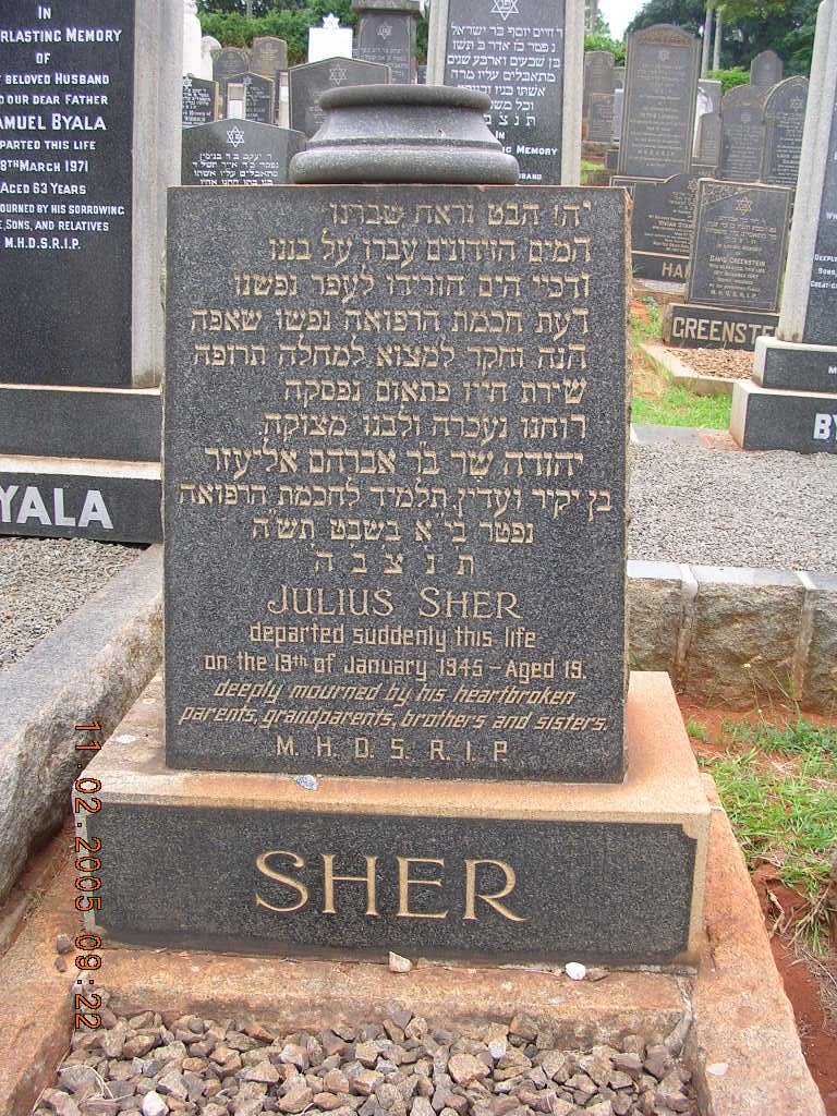 SHER Julius -1945