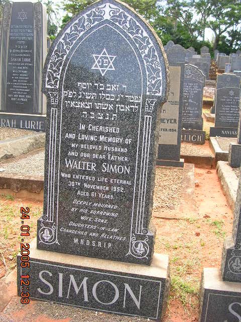 SIMON Walter -1952