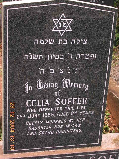 SOFFER Celia -1995