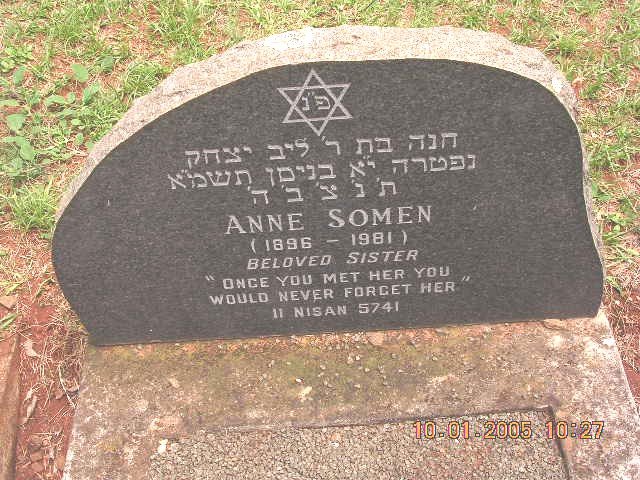SOMEN Anne 1896-1981